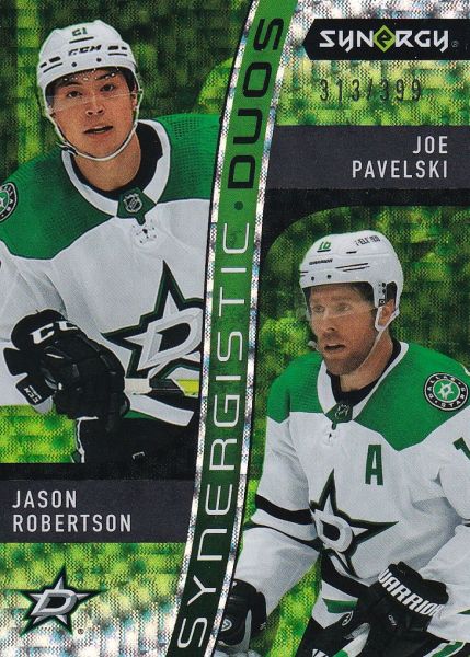 insert karta ROBERTSON/PAVELSKI 23-24 Synergy Synergistic Duos Star-Star Green /399